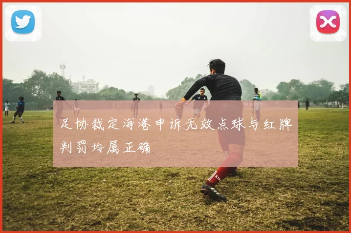 足协裁定海港申诉无效点球与红牌判罚均属正确